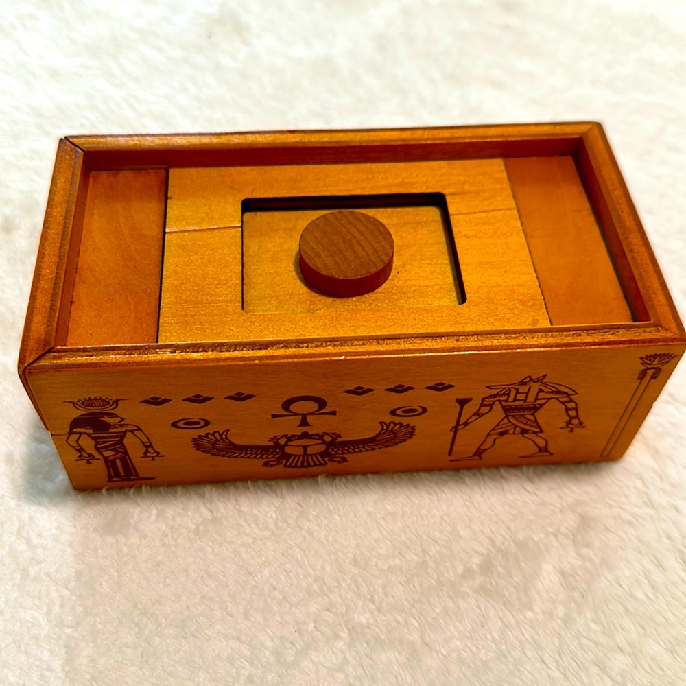Egyptian tomb puzzle box